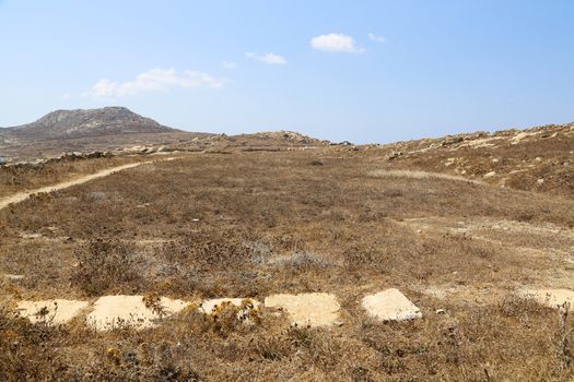 The island of Delos: an important archaeological site in Greece