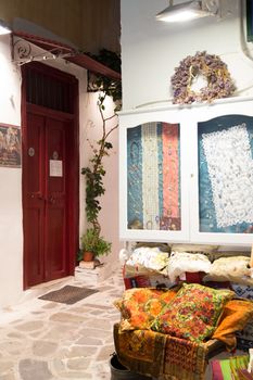 Shopping in the old market of Naxos