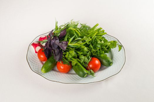 Menu for restaurant and cafe, isolated dish on the white background