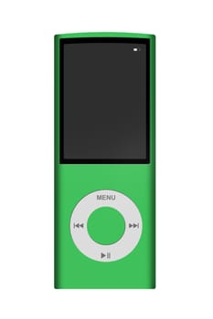 Illustration of apparatus mp3 green