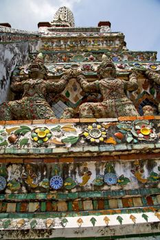  siddharta  in the temple bangkok asia   thailand abstract cross        step    wat   palaces   