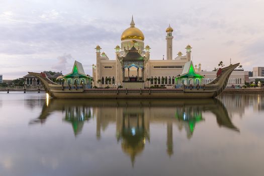 Sultan Omar Ali Saifuddien Mosque is an Islamic mosque located in Bandar Seri Begawan, the capital of the Sultanate of Brunei. Considered as one of the most beautiful mosques in the Asia Pacific, it is a place of worship for the Muslim community, a major landmark and a tourist attraction of Brunei.