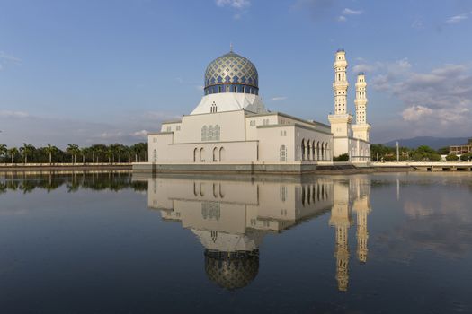 The Kota Kinabalu City Mosque is the second main mosque in Kota Kinabalu, Sabah, Malaysia, after State Mosque in Sembulan. As of June 2014 the head imam is Datuk Hajji Mokhtar Rapok.