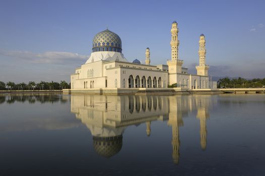 The Kota Kinabalu City Mosque is the second main mosque in Kota Kinabalu, Sabah, Malaysia, after State Mosque in Sembulan. As of June 2014 the head imam is Datuk Hajji Mokhtar Rapok.