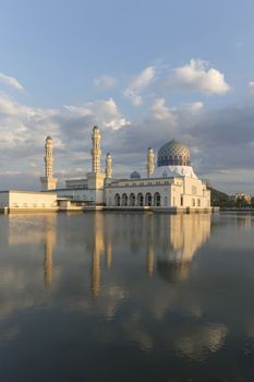 The Kota Kinabalu City Mosque is the second main mosque in Kota Kinabalu, Sabah, Malaysia, after State Mosque in Sembulan. As of June 2014 the head imam is Datuk Hajji Mokhtar Rapok.