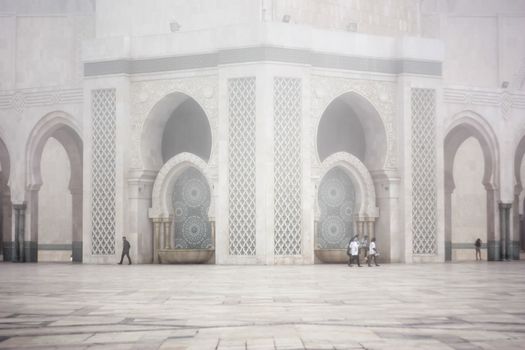 Detail of Mosque of Hassan II