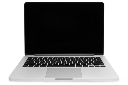 computer Laptop isolated on white background