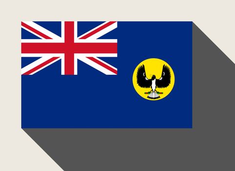 Southern Australia state flag in flat web design style.