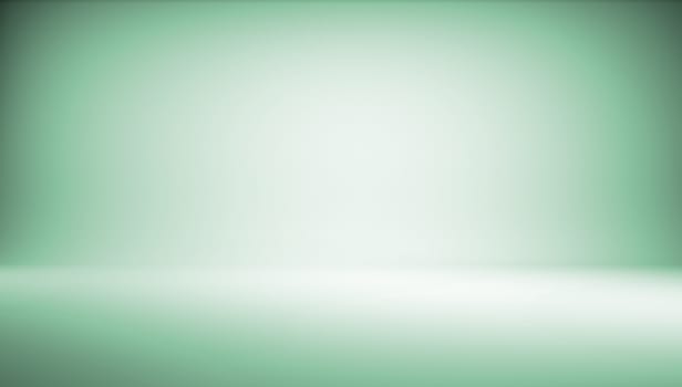 Abstract colorful green background with light for design