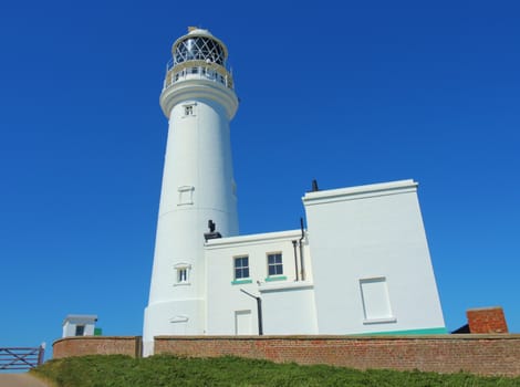 An image of the Lighthouse at Flamborough Head on the Yorkshire coast.