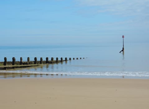 An image from Hornsea Beach on the beautiful Yorkshire coast.