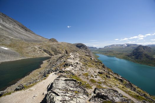 Besseggen Ridge in Jotunheimen National Park, Norway