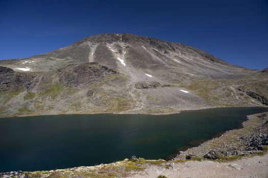 Besseggen Ridge in Jotunheimen National Park, Norway