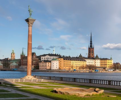 View over the old town -Gamla Stan- in Stockholm, Sweden