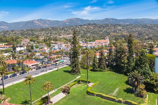 View from Santa Barbara city hall tower