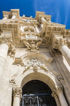 Duomo di Siracusa - Syracuse catholic cathedral church, Sicily, Italy