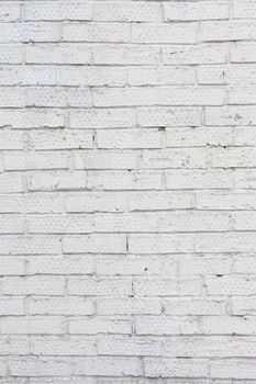 Grunge white background brick old texture wall