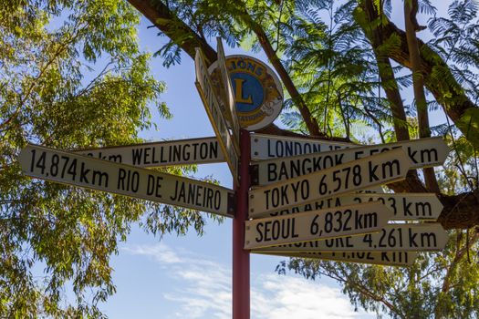 This photo was shot from Alice Springs which located in Northern Terrritory, Australia. This is the dry area of Australia. There are many of Aboriginals stay there.