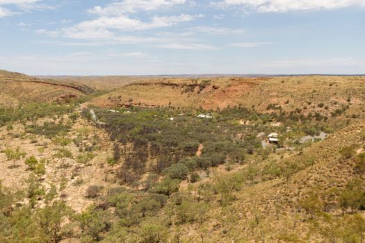 This photo was shot from Alice Springs which located in Northern Terrritory, Australia. This is the dry area of Australia. There are many of Aboriginals stay there.