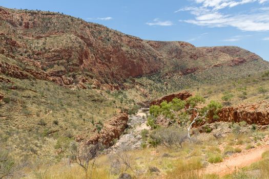 This photo was shot from Alice Springs which located in Northern Terrritory, Australia. This is the dry area of Australia. There are many of Aboriginals stay there.