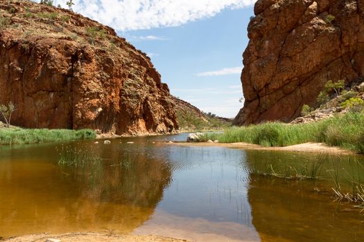 This photo was shot from Alice Springs which located in Northern Terrritory, Australia. This is the dry area of Australia. There are many of Aboriginals stay there.