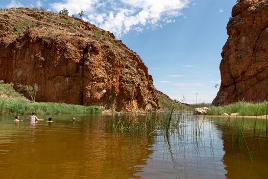 This photo was shot from Alice Springs which located in Northern Terrritory, Australia. This is the dry area of Australia. There are many of Aboriginals stay there.
