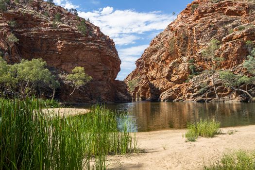 This photo was shot from Alice Springs which located in Northern Terrritory, Australia. This is the dry area of Australia. There are many of Aboriginals stay there.