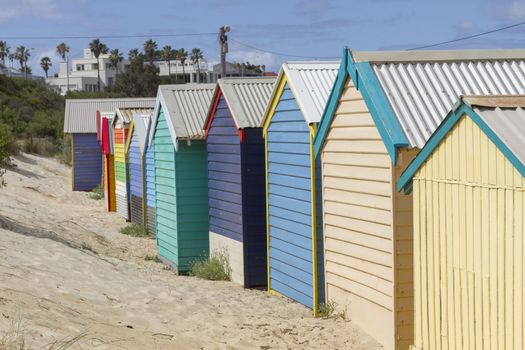 This photo was shot from Brighton Beach in Melbourne, Australia.
