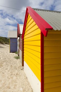 This photo was shot from Brighton Beach in Melbourne, Australia.