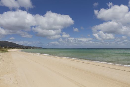This photo was shot from Brighton Beach in Melbourne, Australia.