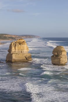 This photo was shot from Twelve Apostles which is on the Great Ocean Road, Australia.