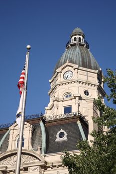 Vigo County Courthouse in Terre Haute, Indiana, in the National Register of Historic Places.