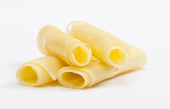 Pile of cheese rolls