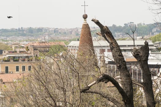 view of Rome from above