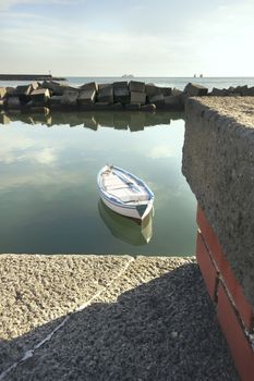 Boats in Salerno Harbour, Italy