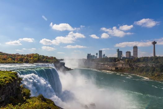 Niagara Falls in autumn, USA