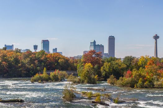 Niagara Falls in autumn, USA