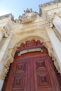 The Old University of Coimbra in Coimbra, Portugal