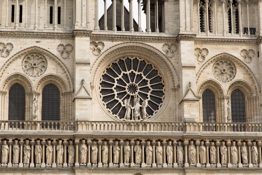 The Notre Dame Cathedral in Paris - France