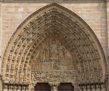The Notre Dame Cathedral in Paris - France