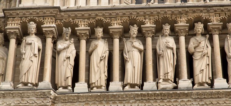 The Notre Dame Cathedral in Paris - France