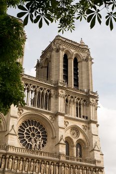 The Notre Dame Cathedral in Paris - France