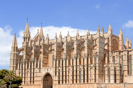 Palma Cathedral in Majorca, Spain