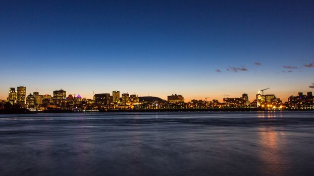 This photo was shot from Montreal city in autumn