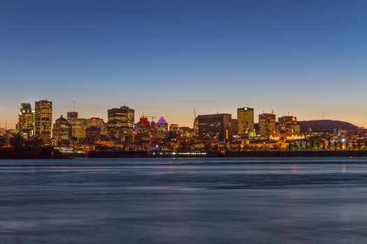 This photo was shot from Montreal city in autumn