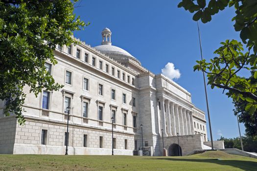 Capitol building in San Juan, Puerto Rico.