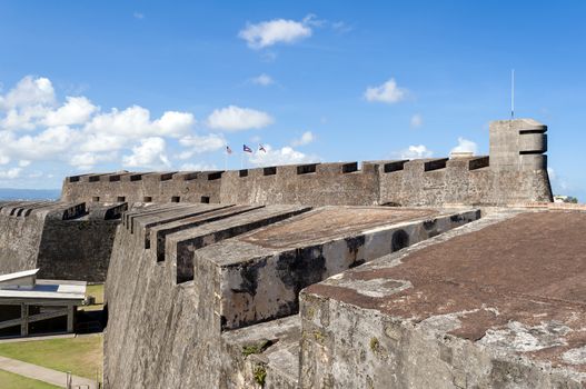 Castillo de San Cristobal, in Old San Juan, Puerto Rico.
