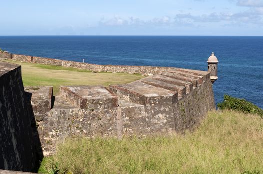 Castillo de San Cristobal, in Old San Juan, Puerto Rico.