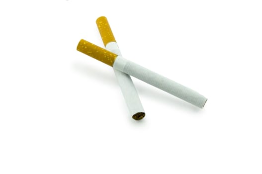 Cigarette isolated on a white background. For your commercial and editorial use