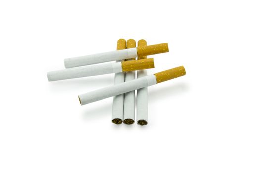 Cigarette isolated on a white background. For your commercial and editorial use